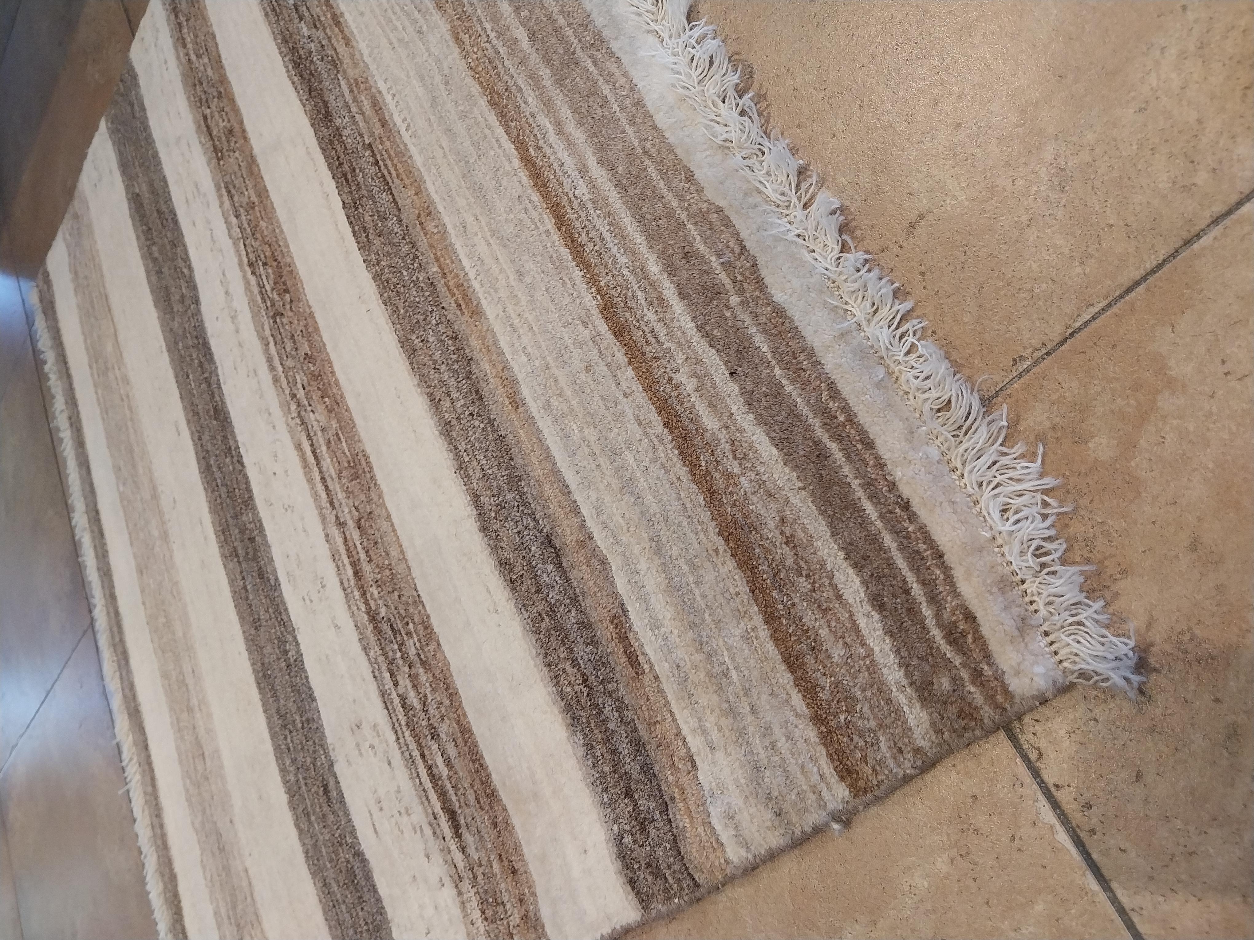 Late 20th Century Vintage hand-knotted Persian rug, Gabbeh For Sale