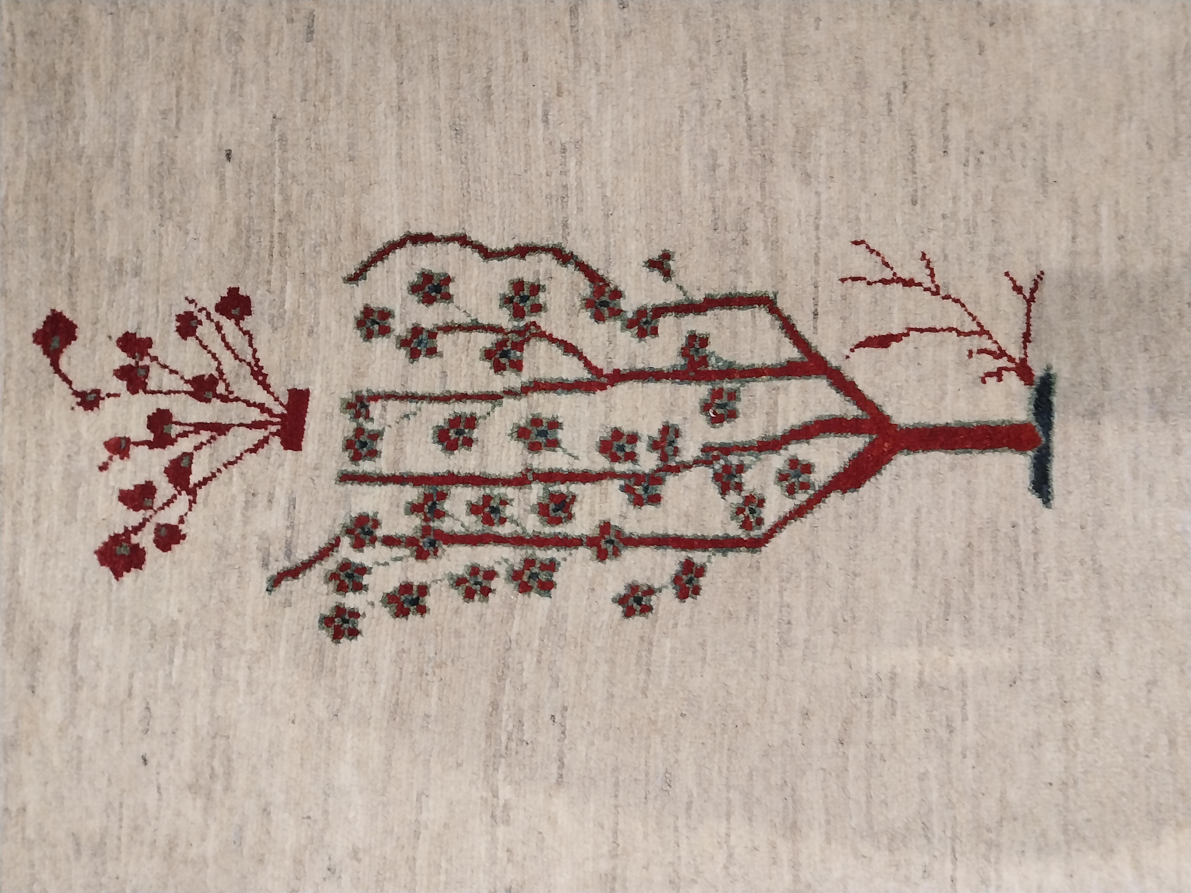 Late 20th Century Vintage hand-knotted Persian rug, Gabbeh For Sale