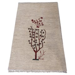 Vintage hand-knotted Persian rug, Gabbeh