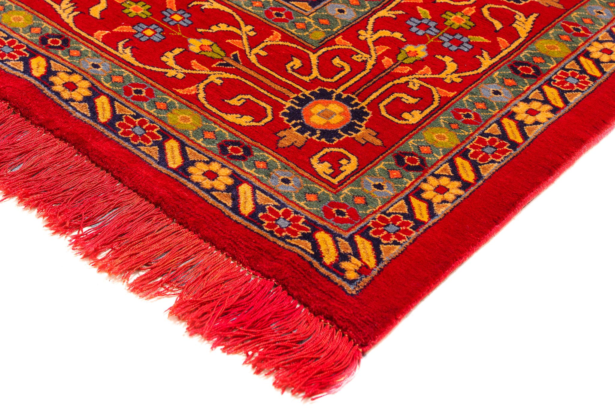 Tappeto persiano Vintage Bakhtiari con disegno Four Seasons con seta, extra fine In condizioni ottime in vendita a Foligno, Perugia