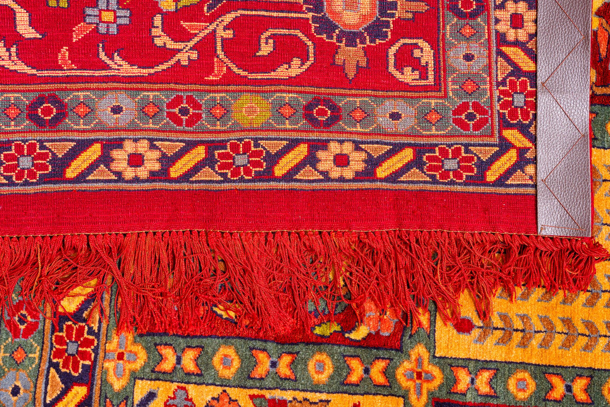 Tappeto persiano Vintage Bakhtiari con disegno Four Seasons con seta, extra fine in vendita 2