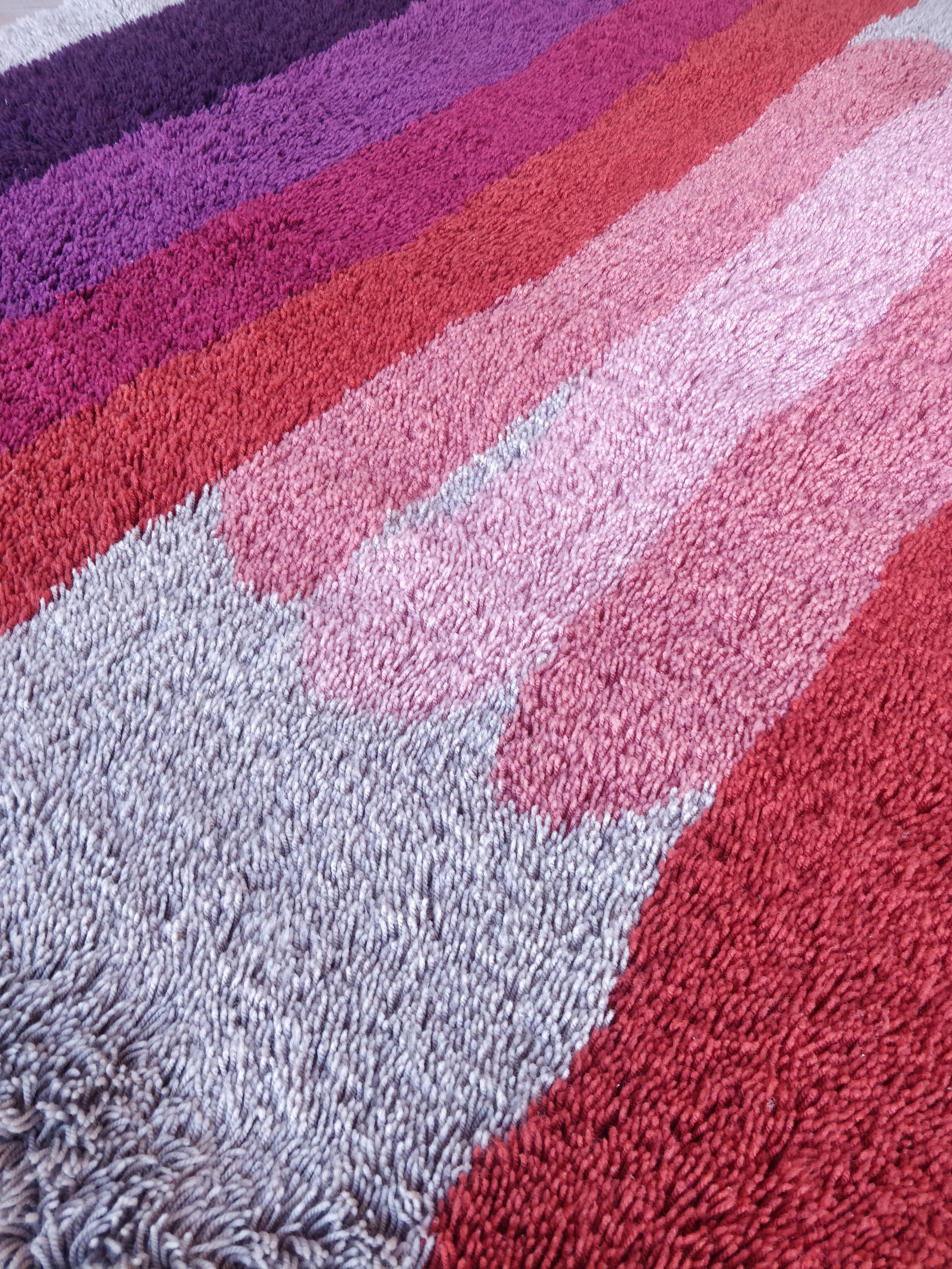 alfombra cuadrada de Desso años 70 Acrílico en venta