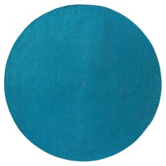 Tappeto Resistente Tondo Azzurro per Indoor Outdoor di Deanna Comellini Ø250 cm