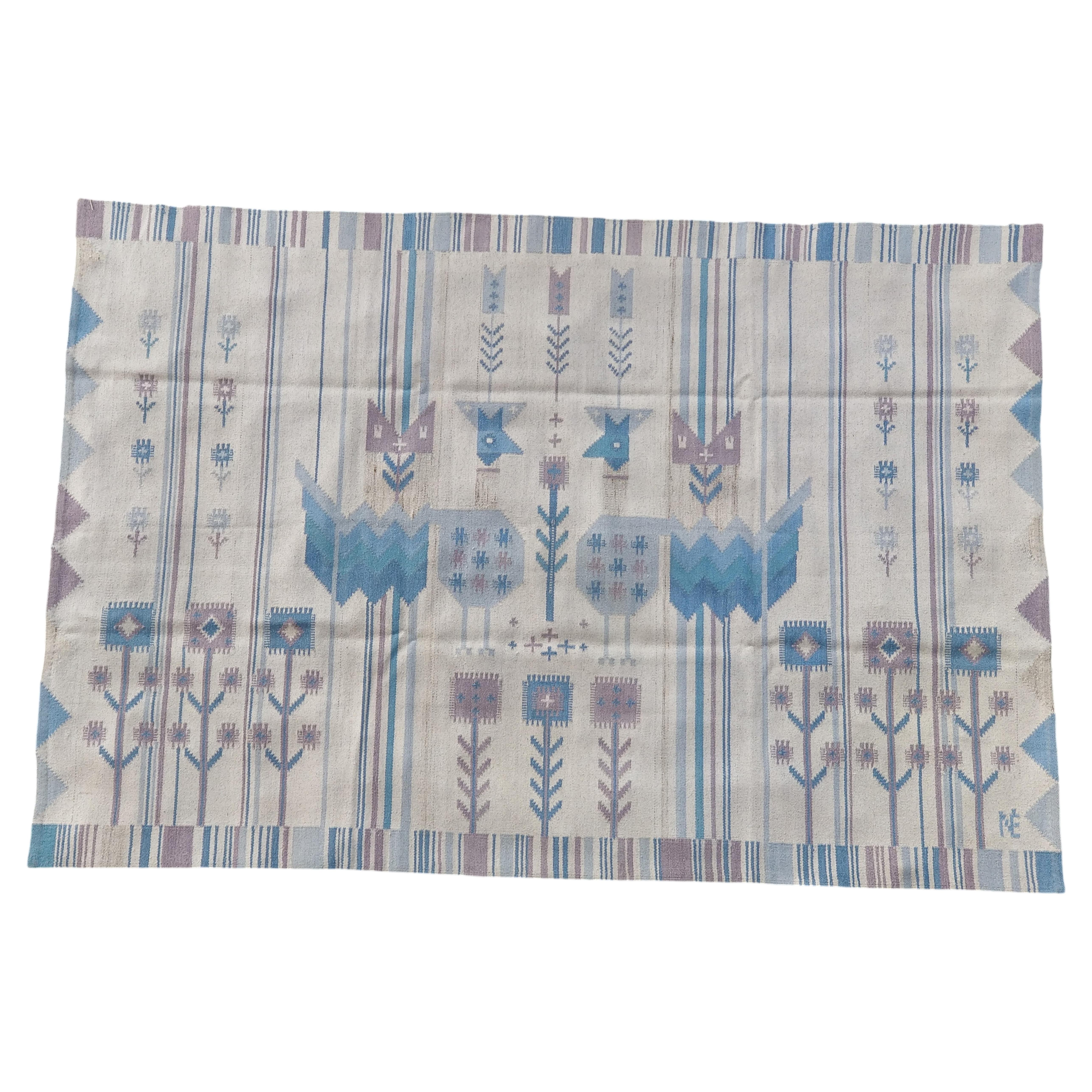 Rölakan carpet by Éva Németh, with monogram - 1970s