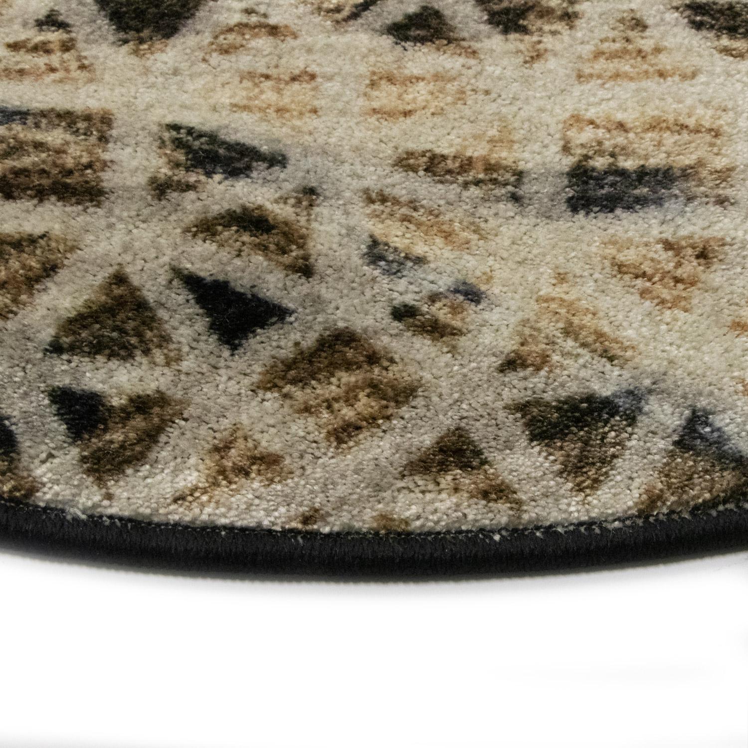 Modern Tappeto Rotondo Design Italiano Pattern Pet Friendly Deanna Comellini 200cm For Sale
