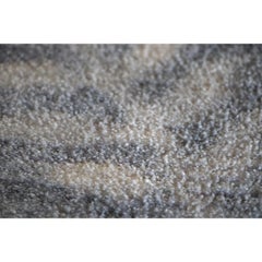 Tappeto rotondo grigio pattern floreale resistente by Deanna Comellini ø 200 cm