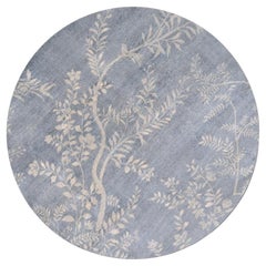 Tappeto rotondo grigio pattern floreale resistente de Deanna Comellini ø 200 cm
