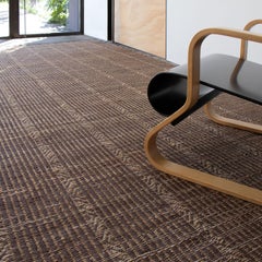 Tappeto stuoia juta marrone design by Deanna Comellini In Stock 250x350cm