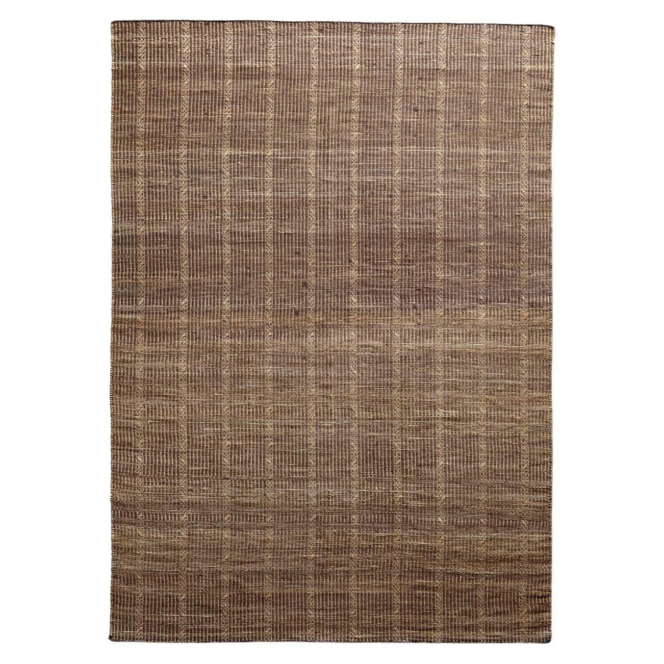 Tappeto stuoia juta marrone design by Deanna Comellini In magazzino 250x350cm
