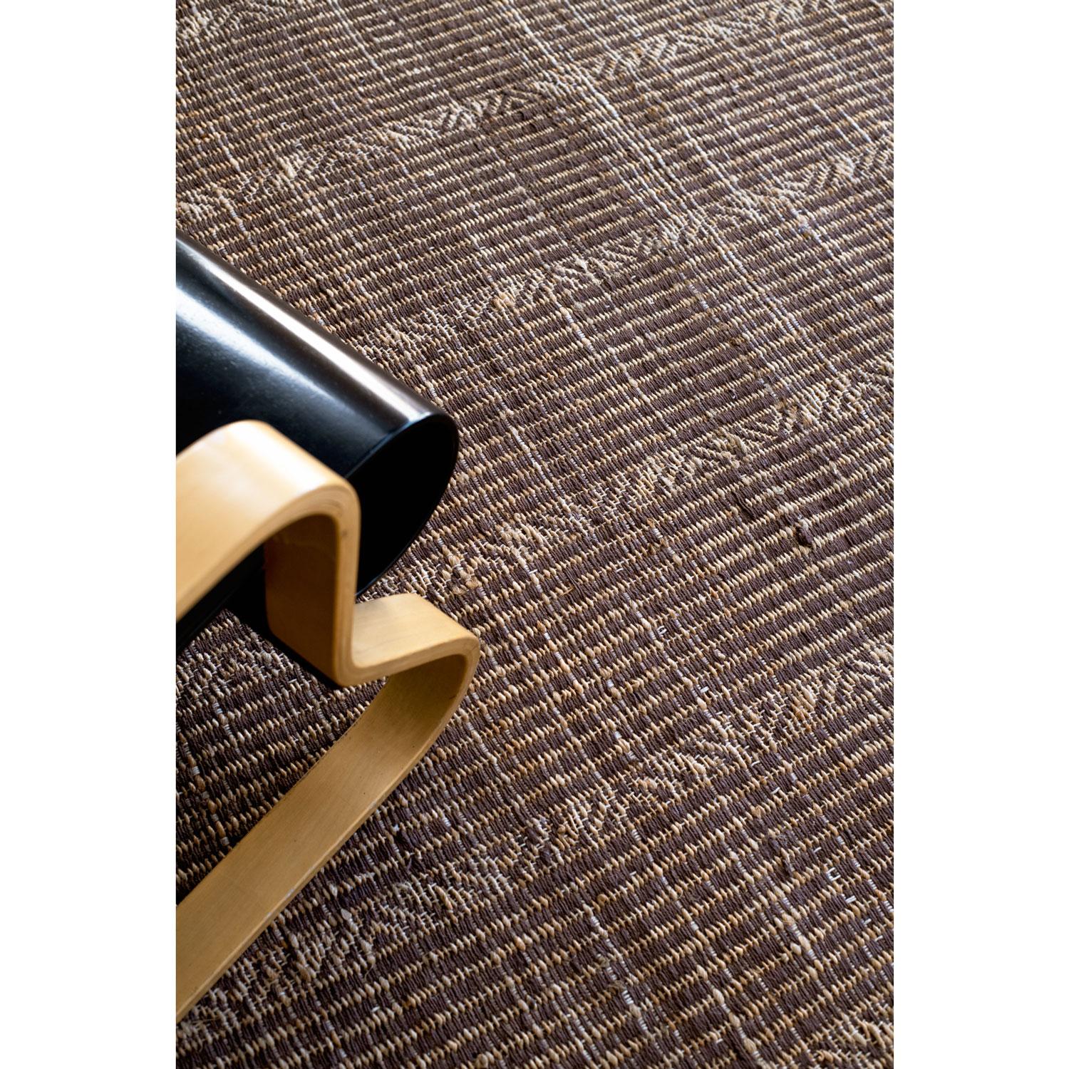 Indien Tappeto stuoia juta marrone am designs by Deanna Comellini In Stock 300x400cm en vente