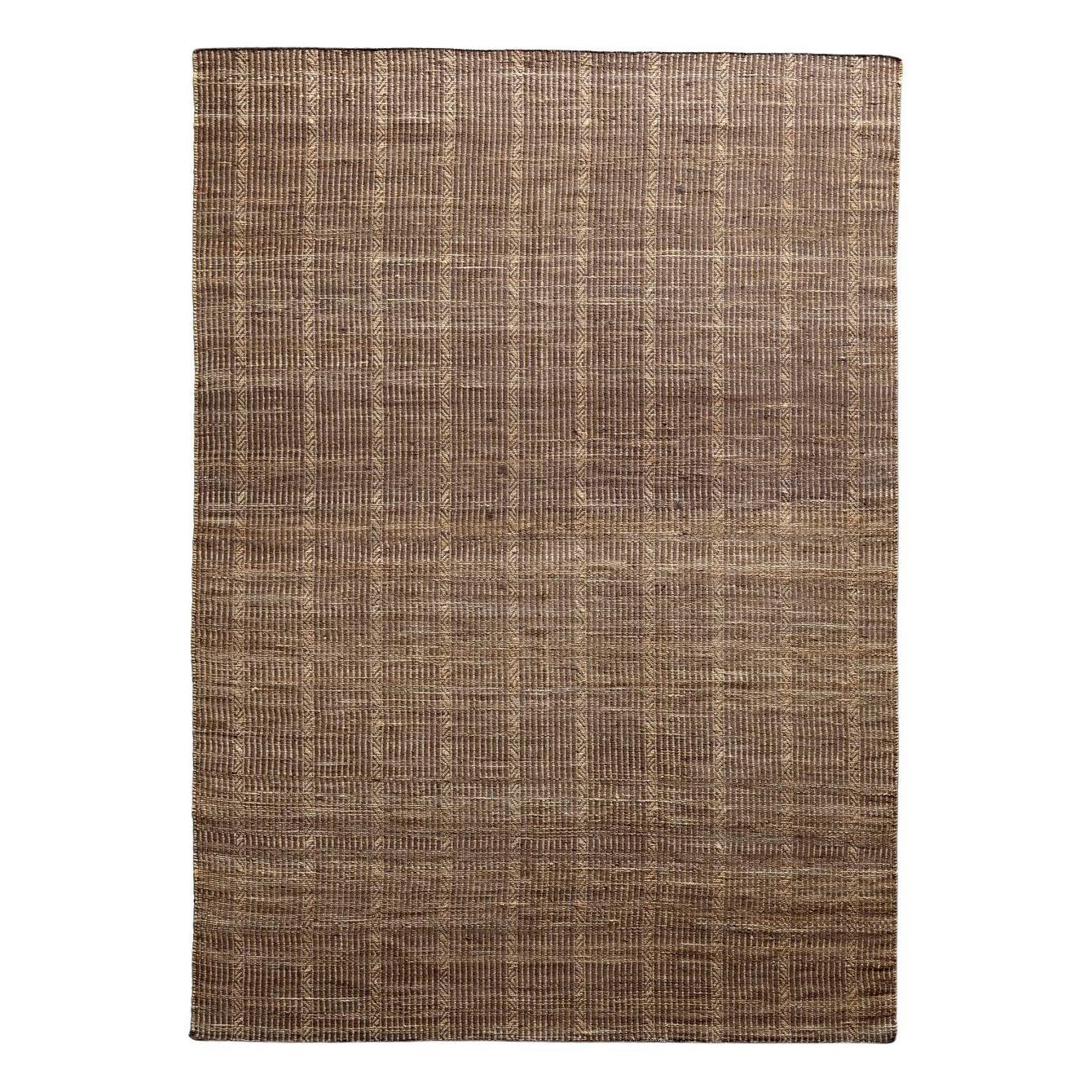 Tappeto stuoia juta marrone design by Deanna Comellini In Stock 300x400cm in vendita