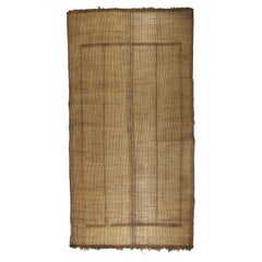 Stuoia Tuareg Sahariana Fatta a Mano dal Deserto della Mauritana Tappeto Vintage