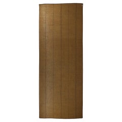 Sahara marocain Tapis touareg marron fait main Vintage Maroc