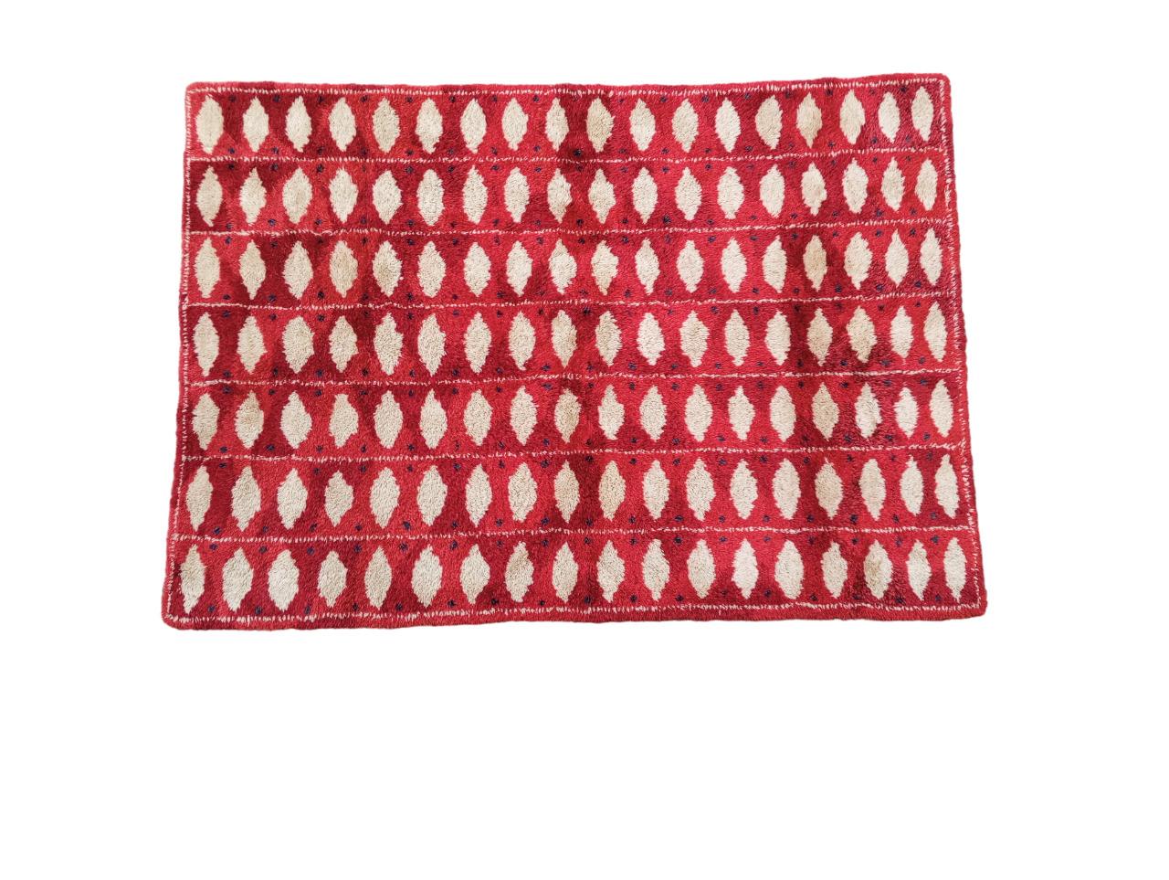 Swedish hand-knotted wool rug 1960s For Sale 6
