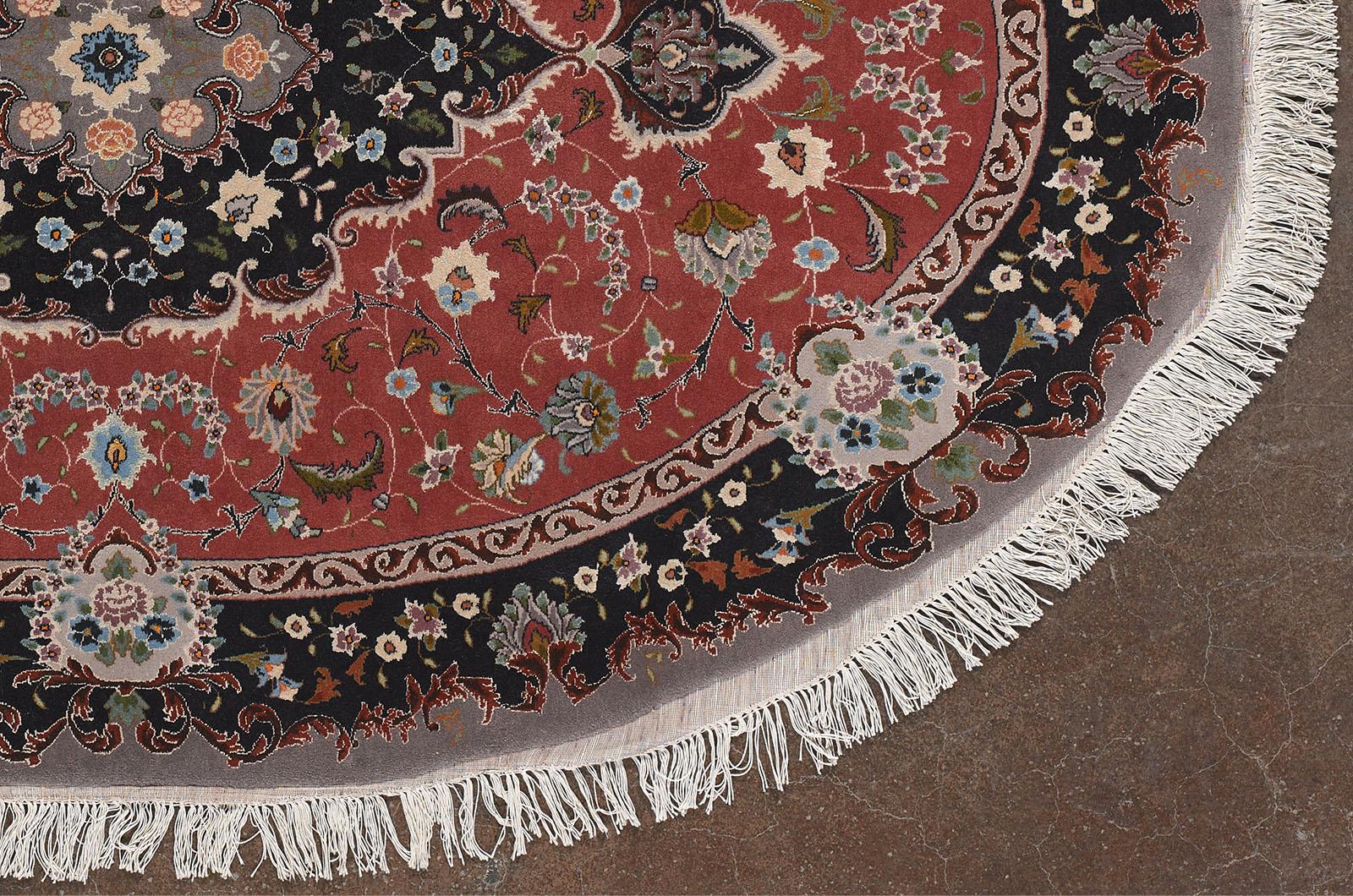 Azerbaijani Tapis Tabriz cod.319 en laine nouée à la main en vente