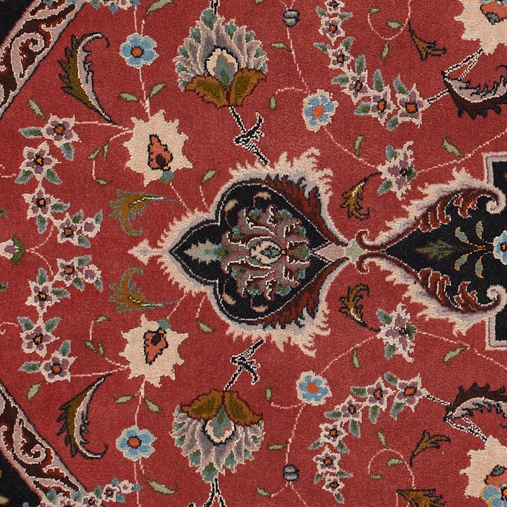 Tabriz rug cod.319 in hand-knotted wool For Sale 2