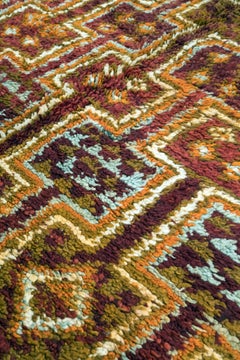 TAPPETO Talsent di Qualità Berbera, colorato, fatto a mano, in lana, in stock