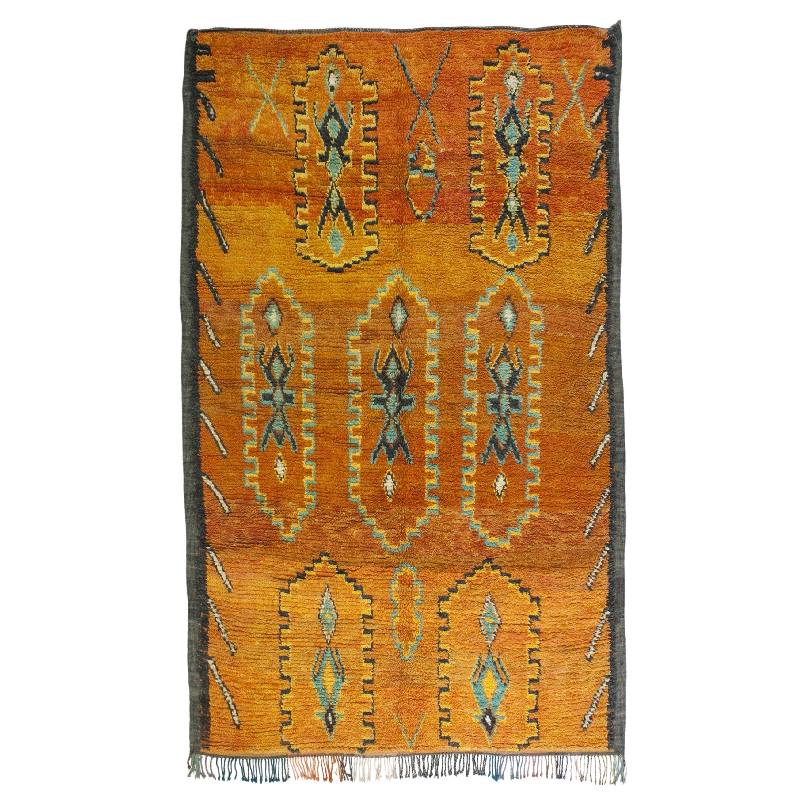 Talsent Rug of Berber Quality, colorful, handmade, wool, in stock