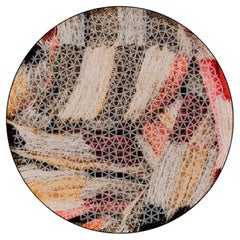Tappeto Tondo Design Italiano Pattern Pet Friendly Deanna Comellini 200cm