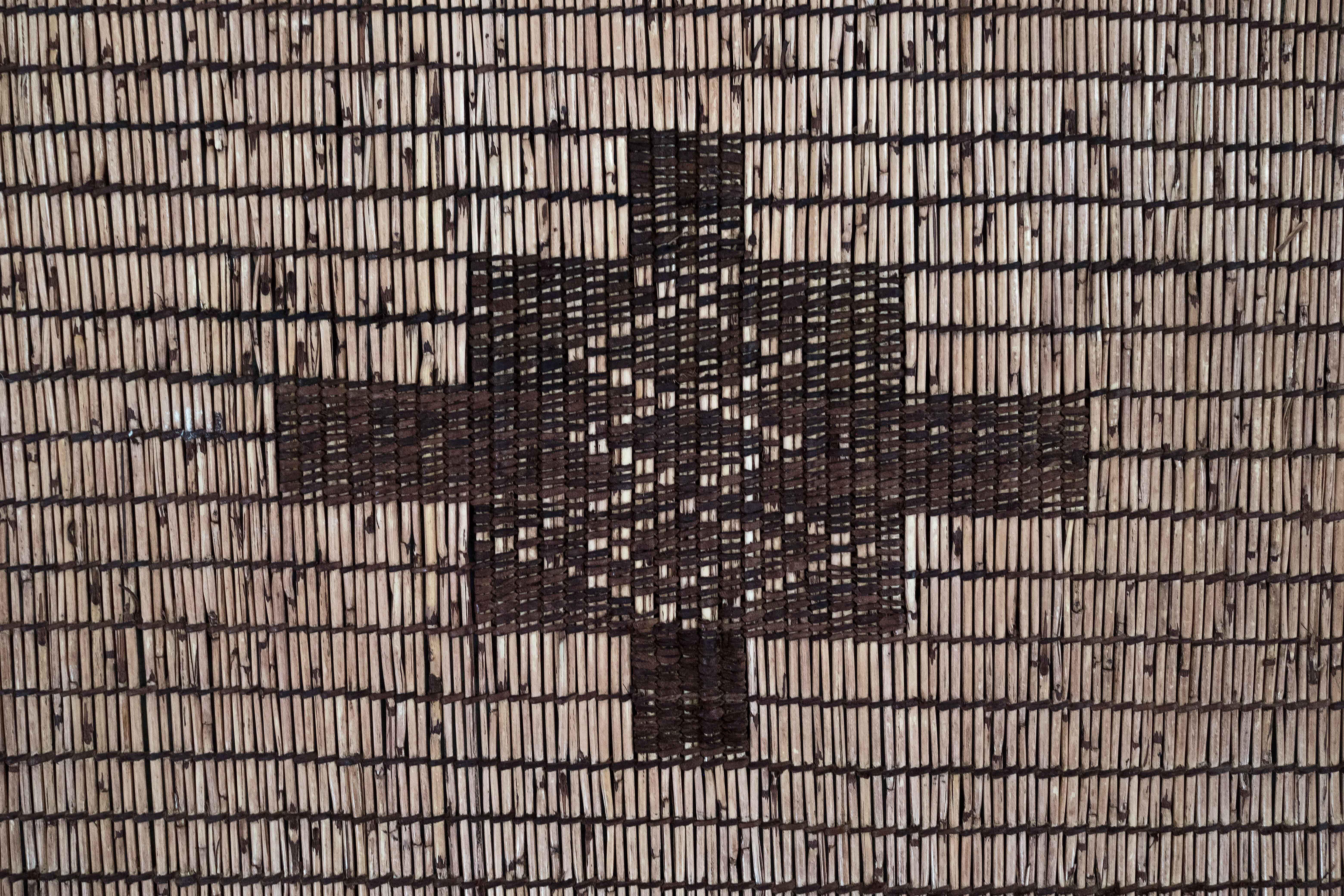 Marokkanische Sahara Mauretanien Braun Handmade Tuareg Teppich Vintage Marokko (Sonstiges) im Angebot