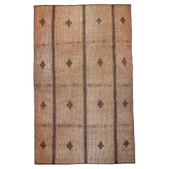 Tuareg Rug or Mat, Vintage, 20th Century, Wood and Leather, In Stock