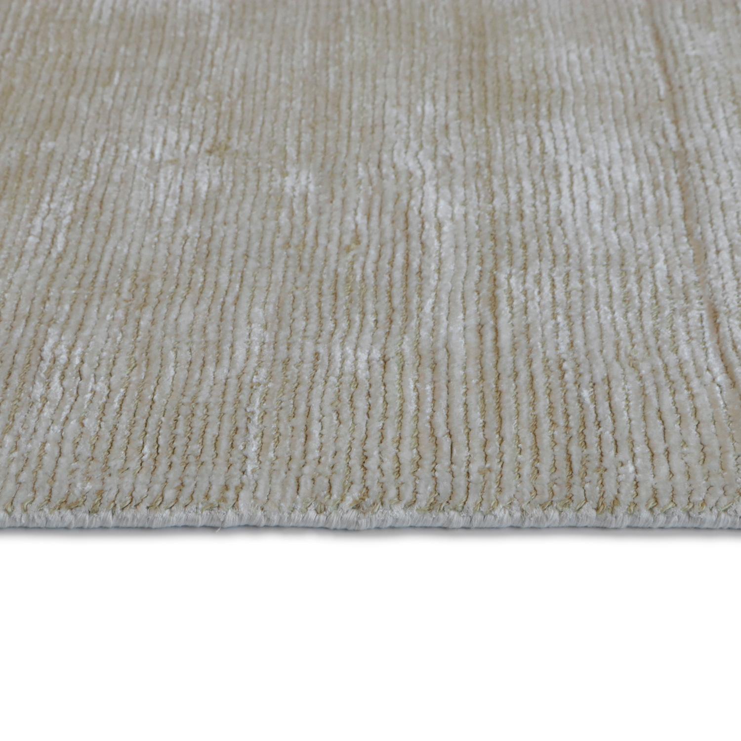 Tessuto a mano Tappeto Vegano di Design/One Forte Panna di Deanna Comellini 200x300 cm in vendita