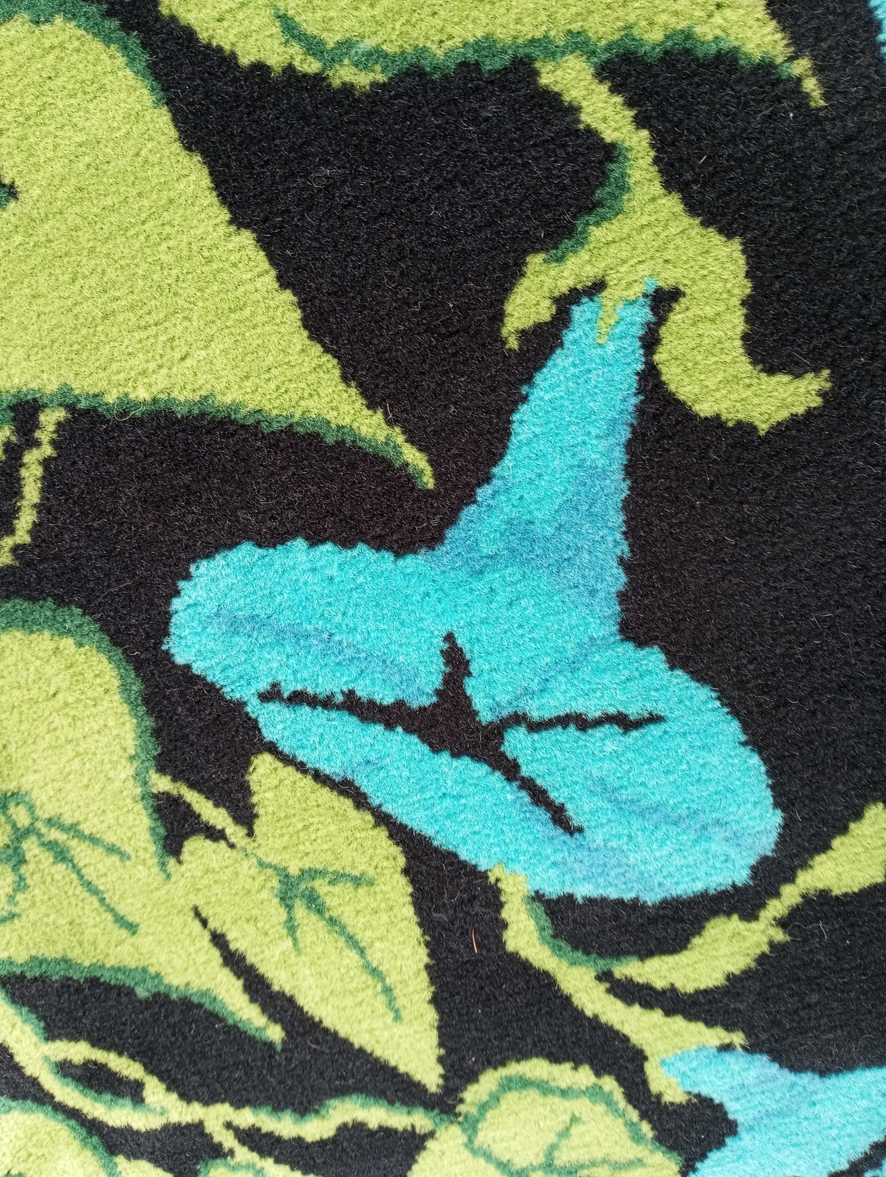 Mid-20th Century Tapis vintage des années 1970  par Kent Scott en vente