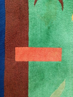 Vintage 1990s hand-knotted rug  235 cm. x 174 cm.