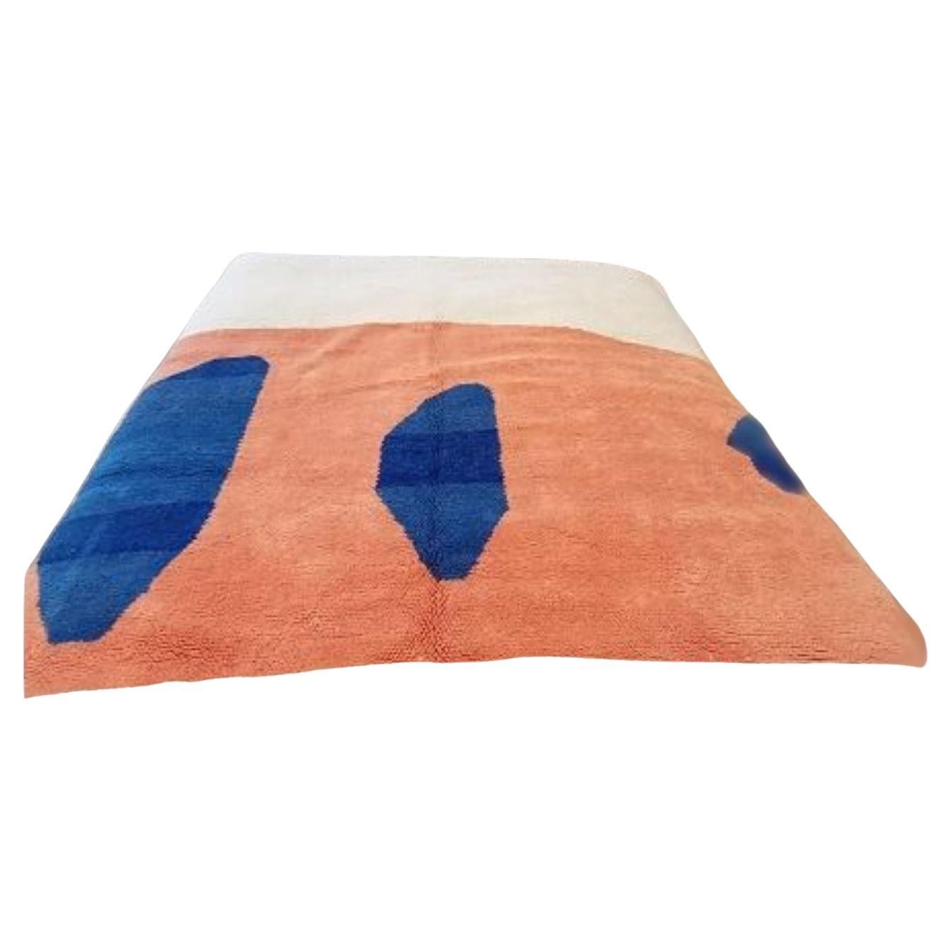 Tapis Berbère Maroc Design Vintage Tapis Laine Multicolore Naturel