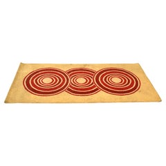Wool rug, Italy, 1970s.