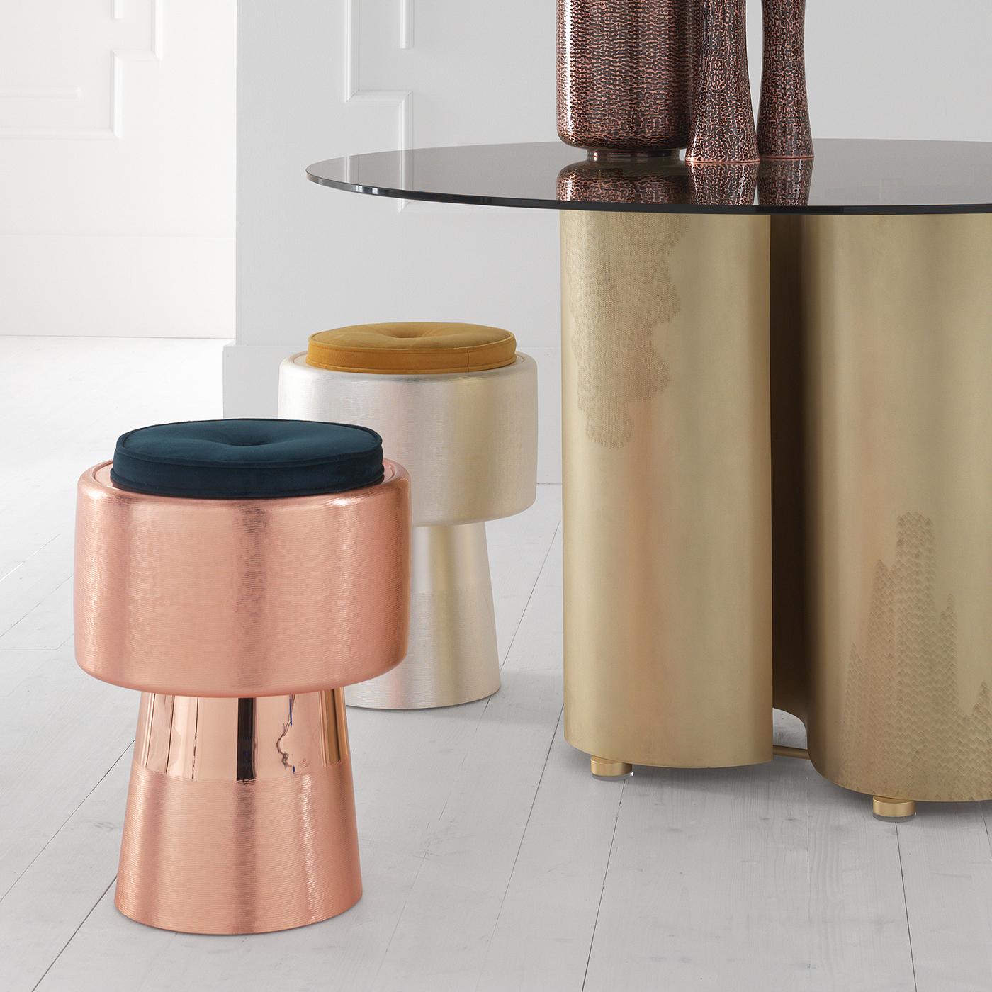Italian Tappo Bronze Stool by NOOII