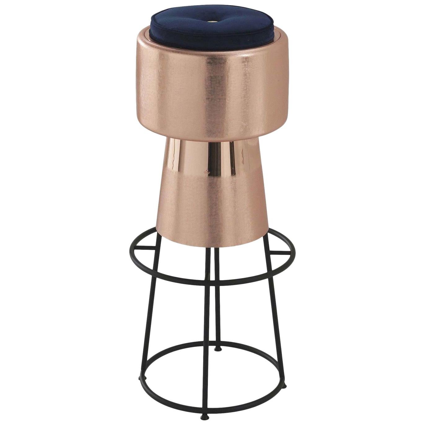 Tappo Copper Bar Stool by NOOII