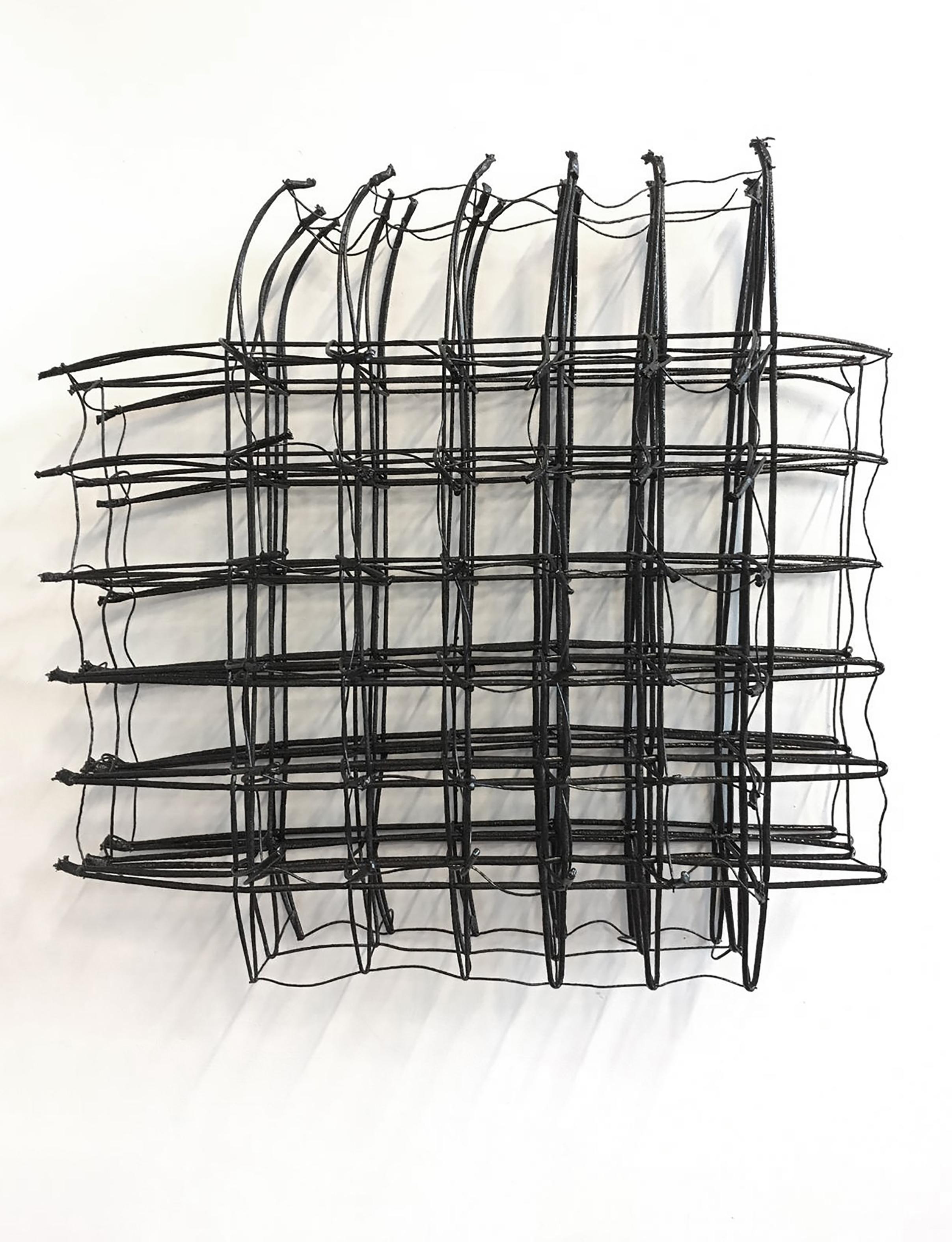 Tar black wall sculpture by Fransje Gimbrere
Dimensions: L 80 x W 80 x D 35 cm
Materials: rPET rope, resin

Fransje Gimbrère is a multidisciplinary designer and art director, born and raised in Tilburg, the textile city of The Netherlands.
In