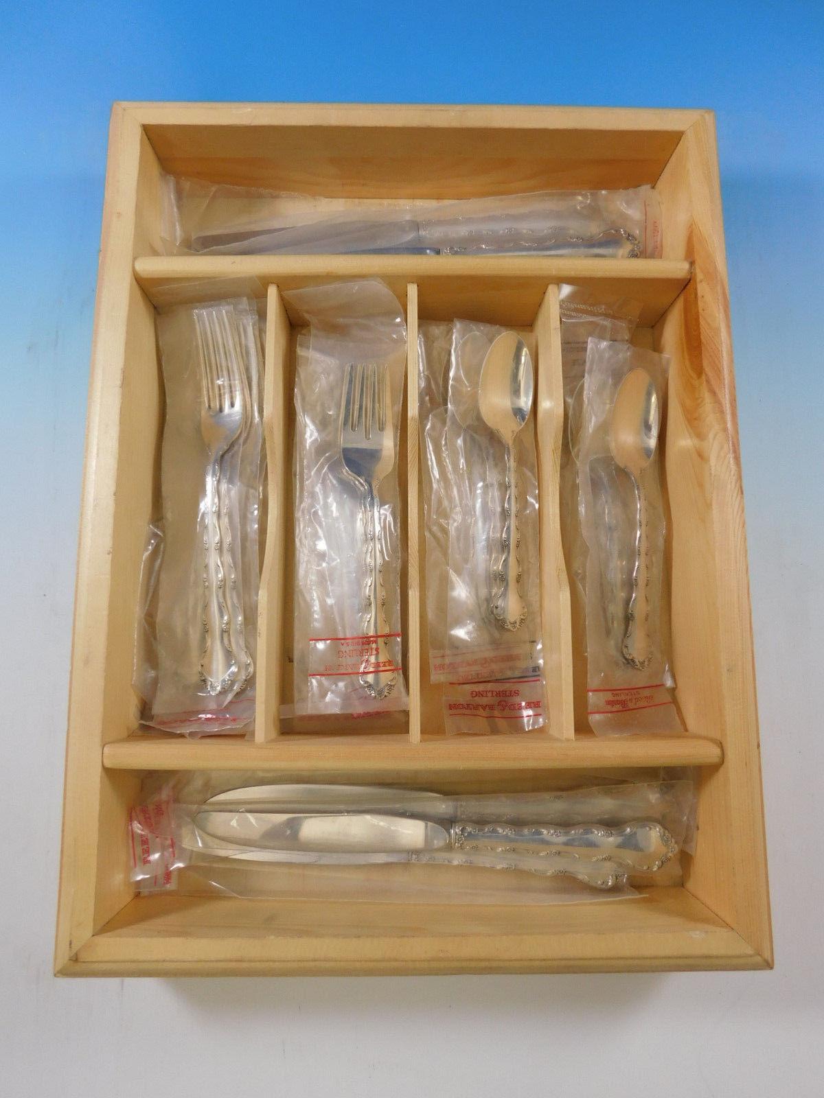 Tara by Reed and Barton Sterling Silver Flatware Service for 6 Set 24 Pieces New In Excellent Condition In Big Bend, WI