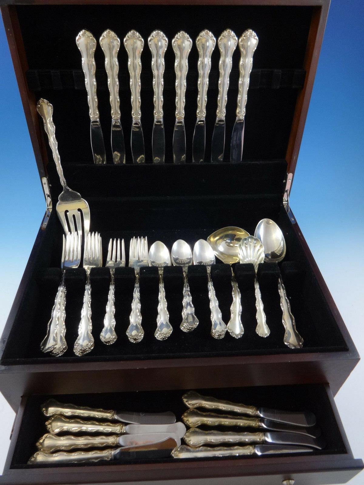 Beautiful Tara by Reed & Barton sterling silver Flatware set - 44 pieces. This set includes:

8 knives, 9