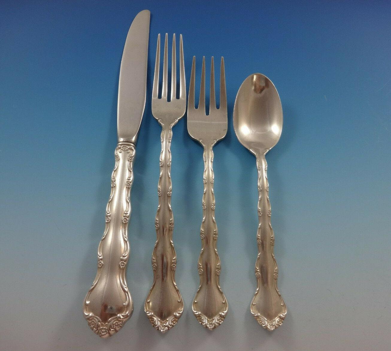 Tara by Reed and Barton Sterling Silver Flatware Set for 8 Service 66 Pieces In Excellent Condition In Big Bend, WI
