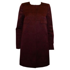 Tara Jarmon Burgundy Short Coat