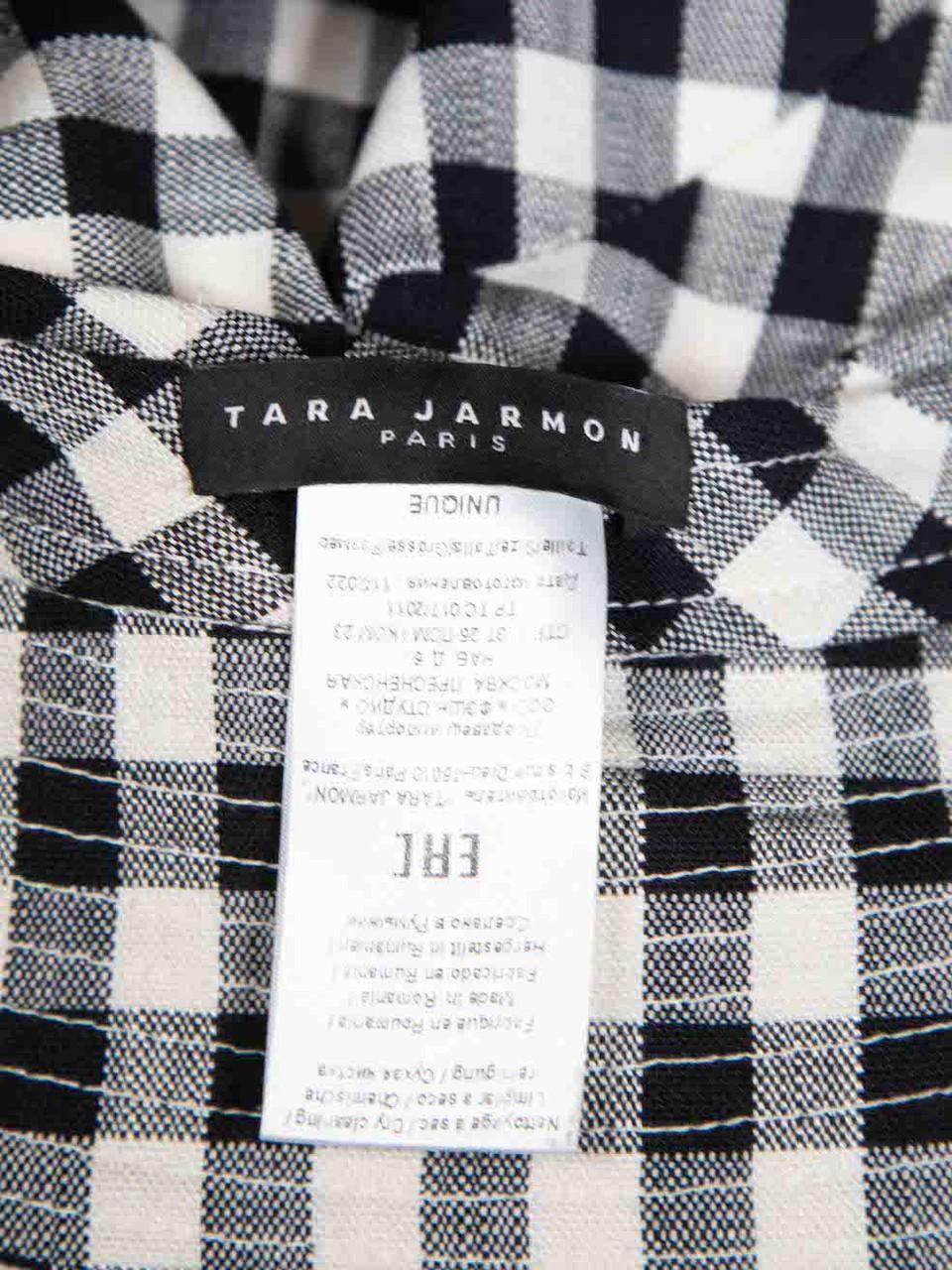 Women's Tara Jarmon Gingham Pattern Bucket Hat For Sale