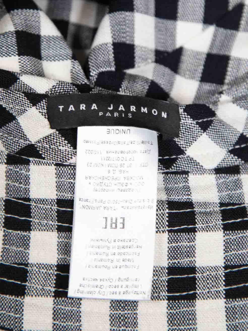 Tara Jarmon Gingham Pattern Bucket Hat For Sale 1