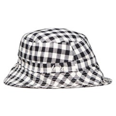 Tara Jarmon Gingham Pattern Bucket Hat