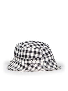 Tara Jarmon Gingham Pattern Bucket Hat
