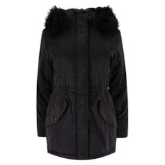 Tara Jarmon Parka Jacket With Raccoon Trimmed Hood