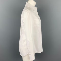 TARA JARMON White Poplin Cotton Buttoned Open Back Blouse