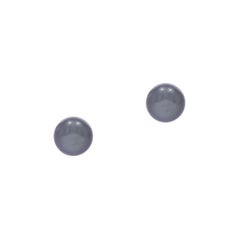 Tara Tahitian Cultured Pearl 18 Karat White Gold Stud Earrings