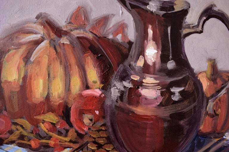 October Still Life, Oil Painting For Sale 1