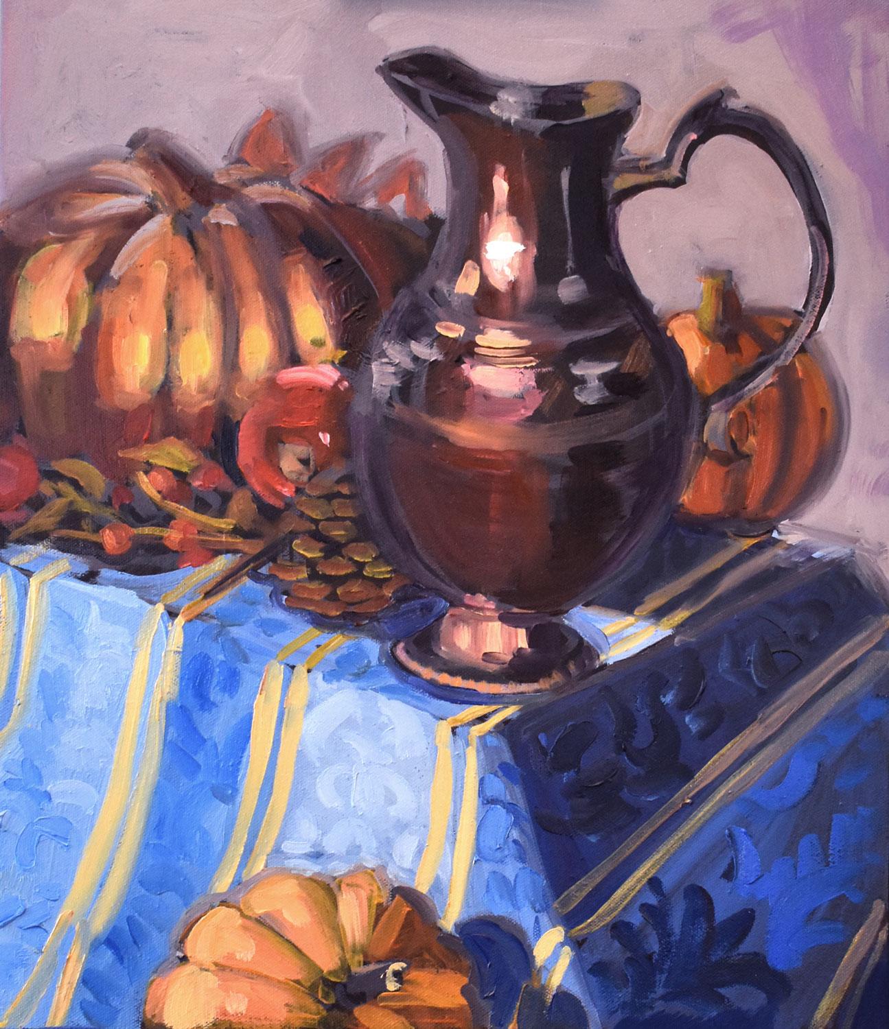 October Still Life, Oil Painting