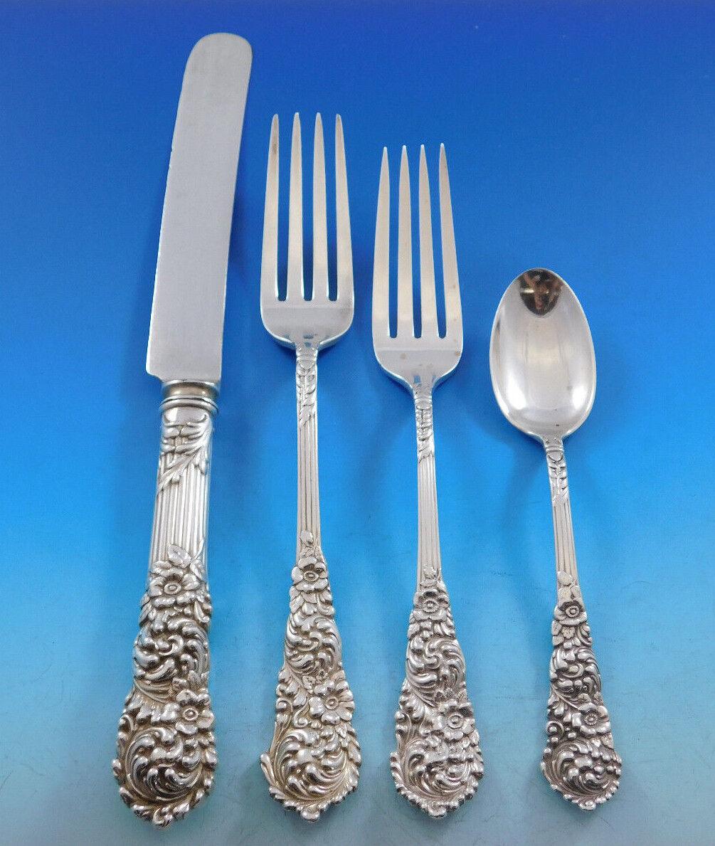 Tarajan by Reed & Barton Sterling Silver Flatware Set 12 Service 87 Pcs Dinner In Excellent Condition In Big Bend, WI