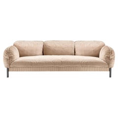 Tarantino Cream 3-Seater Sofa