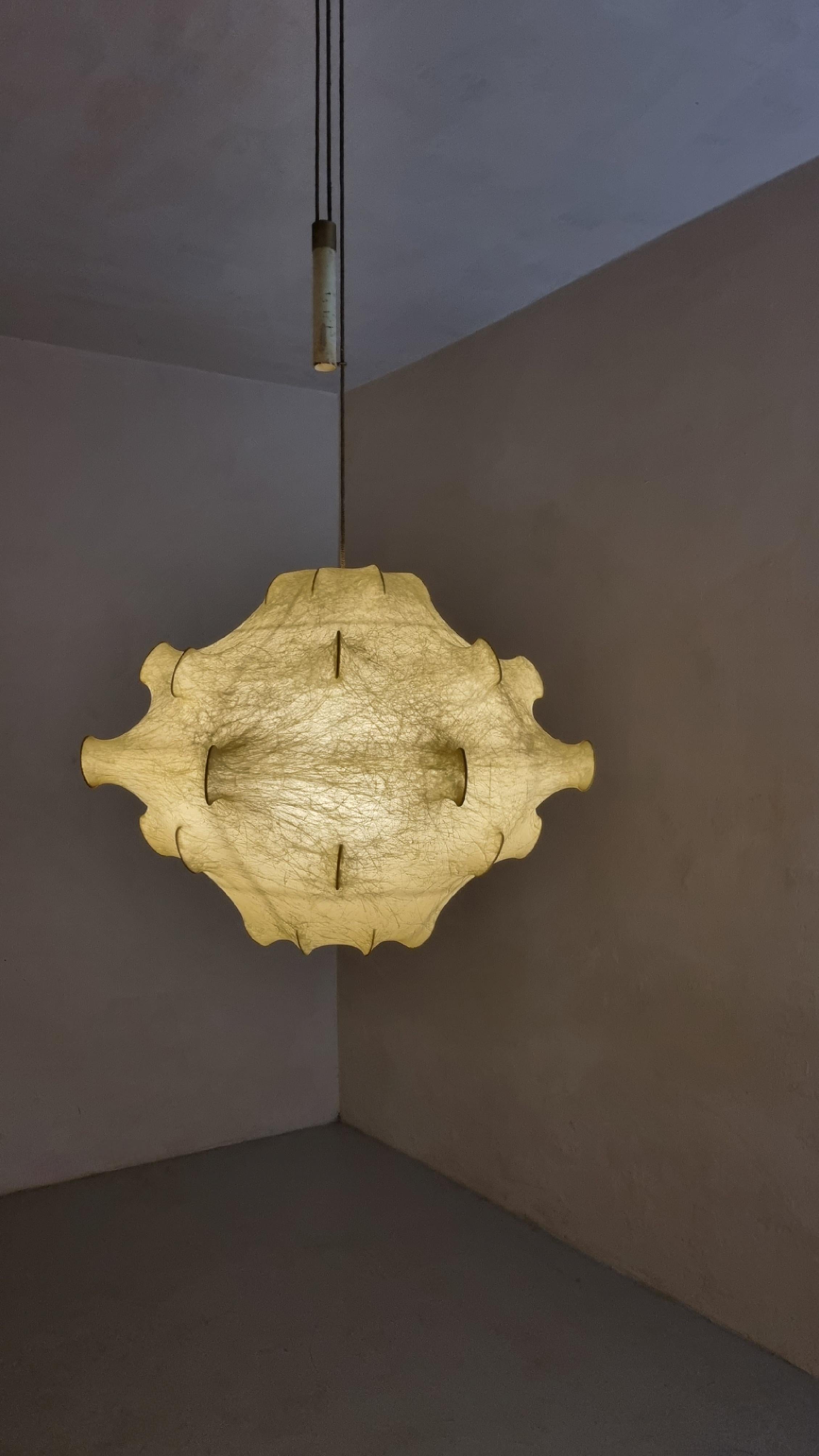 Taraxacum 2 ceiling lamp by Achille and Pier Giacomo Castiglioni for Flos 1960 For Sale 3