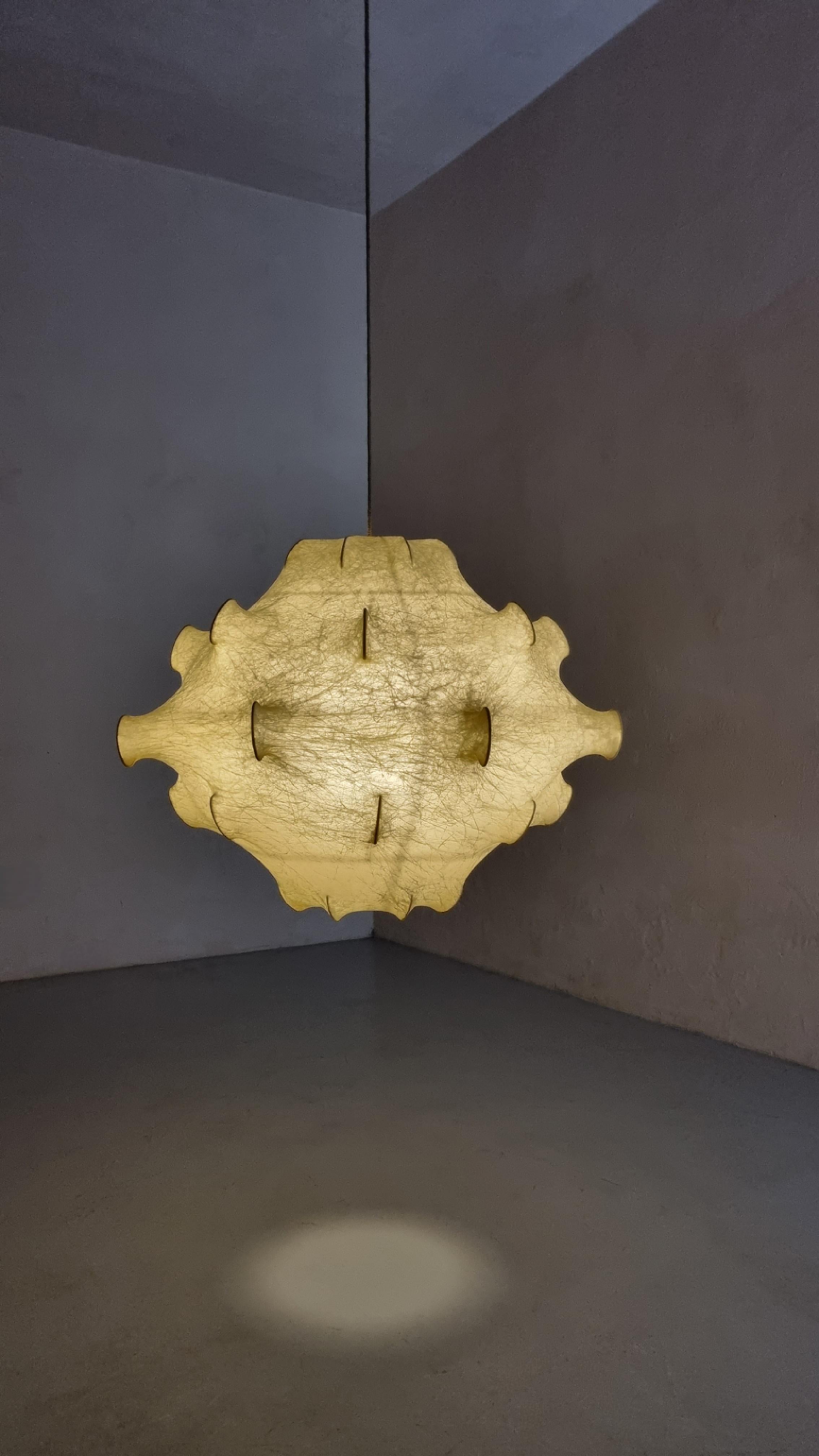 Italian Taraxacum 2 ceiling lamp by Achille and Pier Giacomo Castiglioni for Flos 1960 For Sale